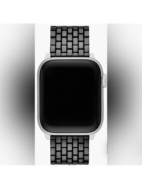 Tory Burch The Eleanor Black 18mm Apple Watch Bracelet Band  - NIB